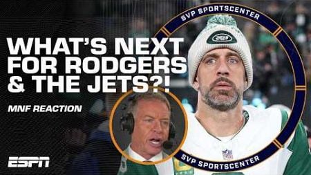 WHAT&#39;S NEXT for Aaron Rodgers &amp; the Jets? 👀 FULL REACTION to Bills&#39; win on MNF 🏈 | SC with SVP