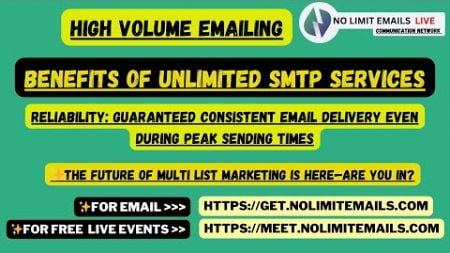 High Volume Emailing SMTP