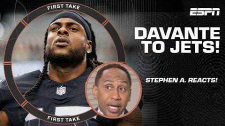 🚨 BREAKING 🚨 Stephen A.&#39;s FIRST REACTION to Davante Adams being traded to the Jets | First Take