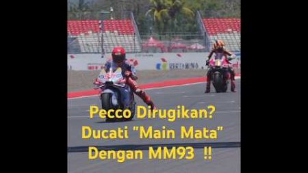 Marini Ngamuk? Pecco Dirugikan Mar Marquez!! #motogp