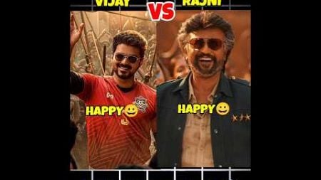 Thalapathy Vijay VS Superstar Rajnikanth Mood Transformation #shorts #rajnikanth #thalapathyvijay