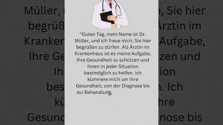 &quot;Ihre Gesundheit in guten Händen – Dr. Müller stellt sich vor&quot;