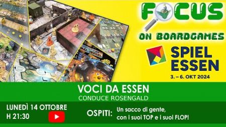 Focus on boardgames: Voci da Essen