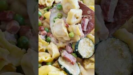 Tortellini Pfanne #schnellesrezept #einfachkochen #pasta #abendessen #schnell_lecker_kochen #essen