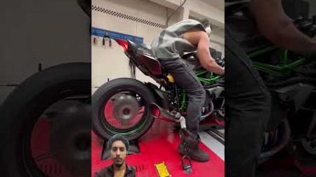 Kawasaki ninja h2r +400 tunning speed test #h2rshow #ninja #motogp #kawasaki #shorts #memes