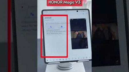 #HONORMagicV3, la technologie au bout des lèvres ! #HONOR