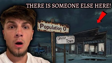 TERRIFYING Camping in Haunted Ghost Town - We Were NOT Alone! Most Dangerous Camping Trip