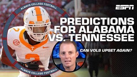 Will Tennessee win TWICE IN A ROW at home vs. Alabama? | Always College Football