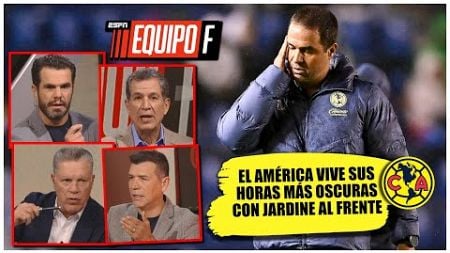 DRAMA del AMÉRICA continúa: Es el PEOR MOMENTO de la HISTORIA DE JARDINE: Peláez dispara | Equipo F