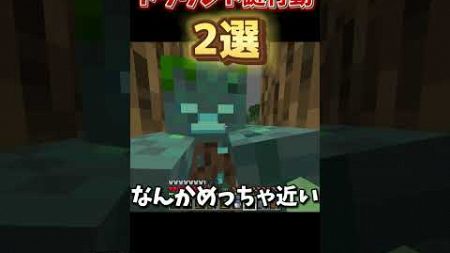 ドラウンドの謎行動2選#マインクラフト #minecraft #shorts