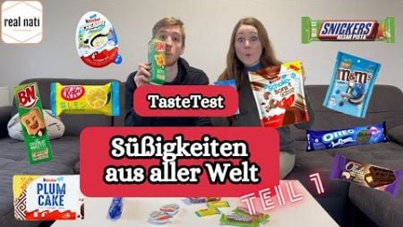 Wir essen SÜẞIGKEITEN AUS ALLER WELT 🌍Teil 1 😍🍫 TASTE TEST 😋 Eat With Us