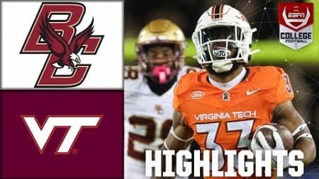 Boston College Eagles vs. Virginia Tech Hokies | Full Game Highlights | ESPN College Football