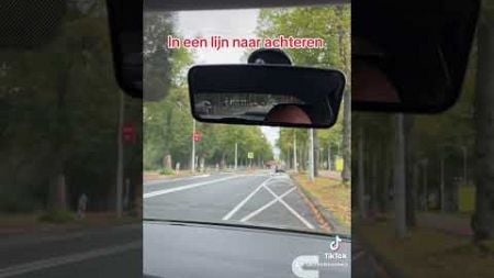 Recht achteruit rijden