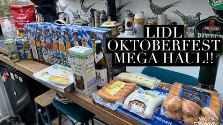 Lidl Oktoberfest Mega Haul , Lidl Oktoberfest Bier &amp; Food 2024 , Kalea Wiesn Tragerl Beer Suitcase