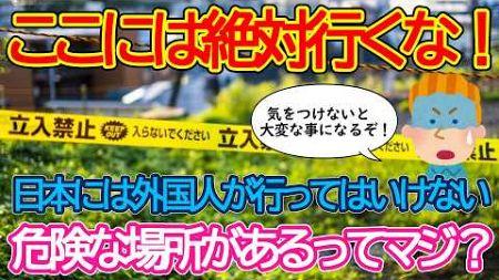 【2ch海外の反応】日本旅行で外国人観光客がいっていはいけない危険な場所があるって本当？危険な場所を大激論！【有益】【ゆっくり解説】