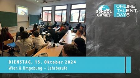 Online Talent Day am 15.10.2024 I Wien &amp; Umgebung I Lehrberufe