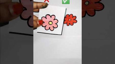 Perfect flower cutting video ✂️ #art #craft #short #shorts