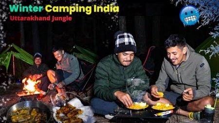 Winter Camping In Pine Forest With Friend | Winter Camping In India | Unknown Dreamer