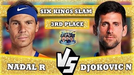 🔴NADAL R VS DJOKOVIC N SIX KINGS SLAM GAMEPLAY #alcaraz #sinner #djokovic #nadal #tennis #at