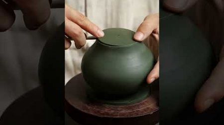 Nature&#39;s Color Tea Pot🍀 #handmade #traditional #craft #pottery #viralvideo #art