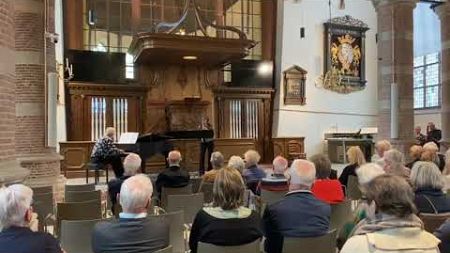 Prachtige muziek in de kerkzaal