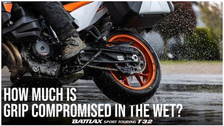 Riding in the wet: Pushing to the limits