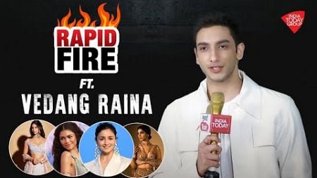 Rapid Fire ft. Vedang Raina | Alia Bhatt| Khushi Kapoor | Zendaya