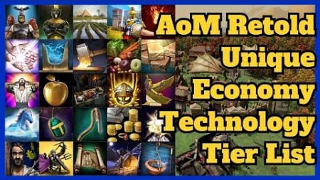 Age of Mythology Retold Unique Economy Technology Tier List