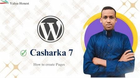 side page loo abuuro || casharka 7aad wordpress ||Course wordpress||Xirfada web design || somali web