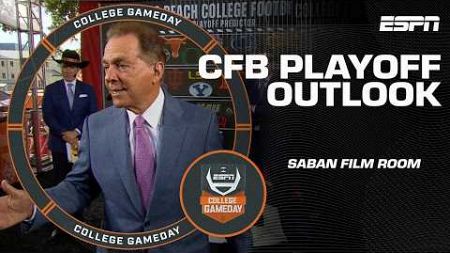 College Football Playoff outlook 👀 + Nick Saban breaks down Navy&#39;s offense | College GameDay