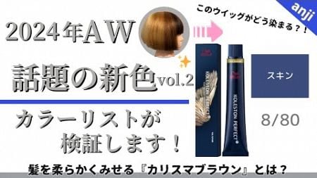 AWトレンドヘアカラーVol.2✨話題の新色をカラーリストが徹底検証！〈トレンドヘアカラー〉〈スキン〉〈話題の新色〉〈WELLA〉