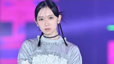 日向坂46金村美玖、フリルセットアップでトレンド感溢れる【GirlsAward 2024AW】