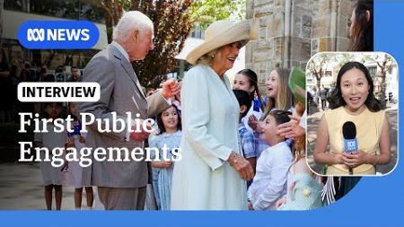 King Charles, Queen Camilla make first public appearance on Australia tour | ABC News