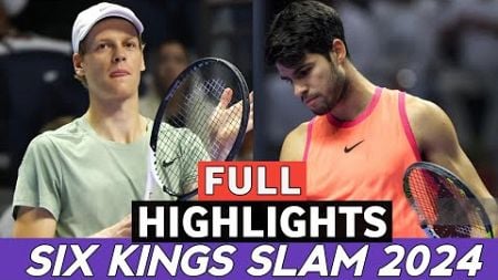 Jannik Sinner Vs Carlos Alcaraz Highlights Today - six Kings Slam 2024 Final 6 - Tennis 2024