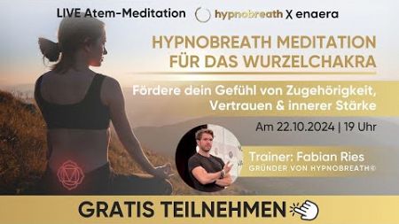 LIVE Atem-Meditation für tiefe Erdung, innere Stärke &amp; mehr Wohlbefinden | Jetzt kostenlos anmelden