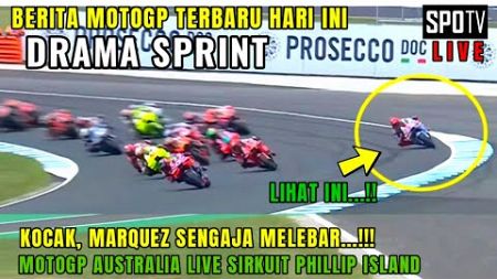 GEGER🔴SPRINT RACE MOTOGP AUSTRALIA 2024,BERITA MOTOGP HARI INI,MOTOGP HARI INI,MARC MARQUEZ MENGGILA