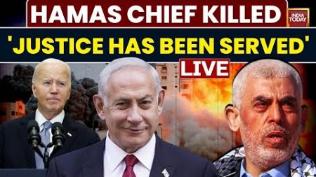 War News LIVE: Yahya Sinwar Killed | Joe Biden Reacts To Hamas Chief&#39;s Death | Israel-Hamas War LIVE