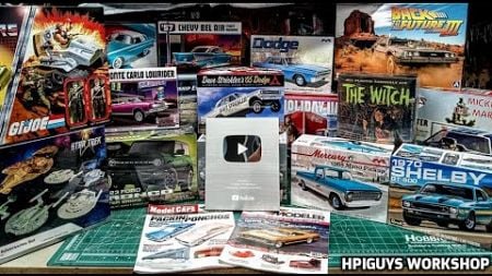 New Kits! Reviews! 100,000 Subscribers! Hpiguys Workshop AMT REVELL MPC SALVINO ATLANTIS ICM TAMIYA