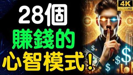 震驚！28種讓你瞬間暴富的秘密心法曝光！ 第21條驚為天人，年輕人看完都哭了！ 【財之道】富人思維 財之道 目標設定 財商 賺錢 破局思維 財富自由 認知 財商知識 個人成長 @moneyrules8