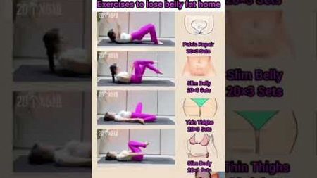 Exercise to lose belly fat at home part132#exercise #yoga #fitnessroutine #shorts