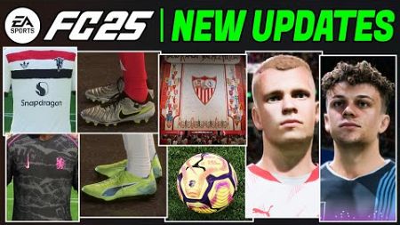 EA FC 25 NEWS | NEW Updates, Real Faces, Boots, Kits &amp; Career Mode Additions ✅