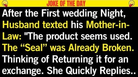 😂 A Cheeky Exchange Between Son-in-Law and Mother-in-Law&quot; | #humor | BEST JOKE OF THE DAY