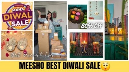 Huge Meesho Diwali Haul🔥 Starts @Rs 100 l Meesho Festive Home Decor Haul