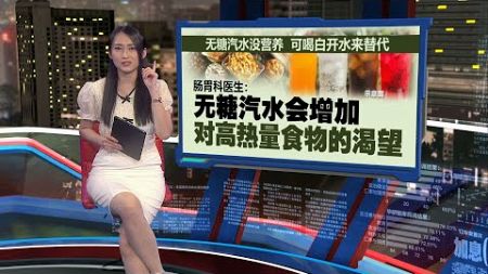 增加对高热量食物的渴望 肠胃科医生：无糖汽水没营养 | 新闻报报看 19/10/2024