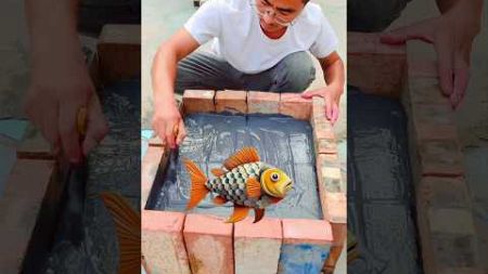 A poor man: fishing mini pool idea💡~ handmade #shorts #trendingshorts #tiktok