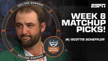 Scottie Scheffler says Texas will &#39;PROVE WHY they&#39;re No. 1&#39; against Georgia 👀 | College GameDay