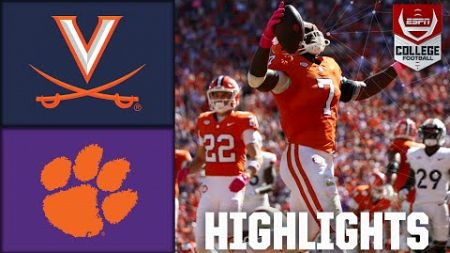 Virginia Cavaliers vs. Clemson Tigers | Full Game Highlights | ESPN College Football