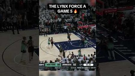 The Lynx force a Game 5 🔥