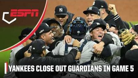 The Yankees are heading back to THE WORLD SERIES 👏 | ESPN MLB