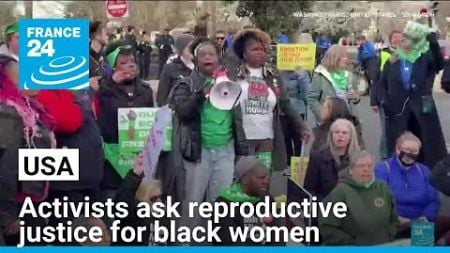 In the USA, activists to raise awareness about inequalities impacting black women • FRANCE 24